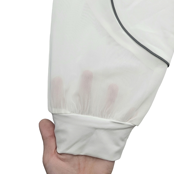 NWT Halara White High Waist Lightweight Contrast Seam 2-in-1 Athletic Joggers - Picture 4 of 6